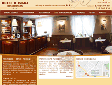 Tablet Screenshot of hoteliskra.pl